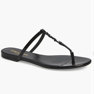 Saint Laurent Black Women's Sandals
